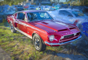 1967 Red Ford Shelby Mustang GT350  8