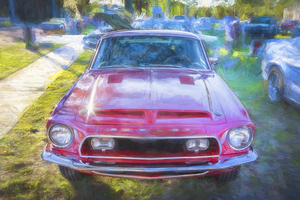1967 Red Ford Shelby Mustang GT350  7