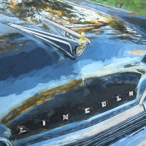 1956 Lincoln Premiere Convertible Hood Ornament X 4