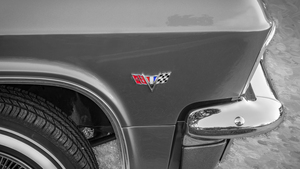 1965 Blue Chevrolet Impala SS X 1