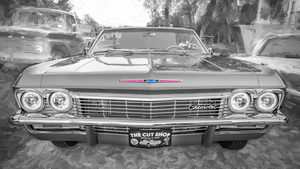 1965 Blue Chevrolet Impala SS X 16