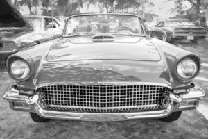 1957 Red Ford Thunderbird Convertible X111