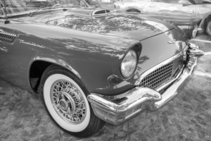 1957 Red Ford Thunderbird Convertible X108