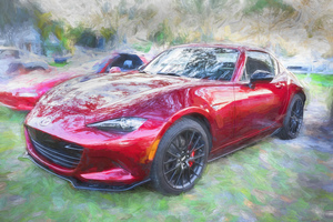 2019 Red Mazda Miata MX5 RF X111