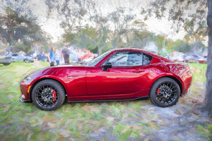 2019 Red Mazda Miata MX5 RF X101