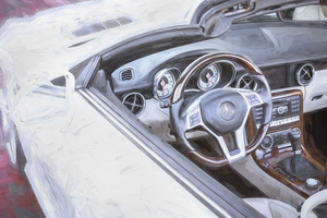 2014 White Mercedes Benz Slk 350 Convertible X 17