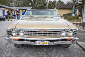  1967 Gold Chevy Chevelle Malibu Convertible X 9