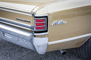  1967 Gold Chevy Chevelle Malibu Convertible X 4