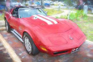 1974 Red Corvette C3 L48 X 7