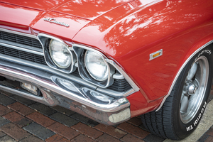 1969 Red Chevrolet El Camino SS 396 X 7