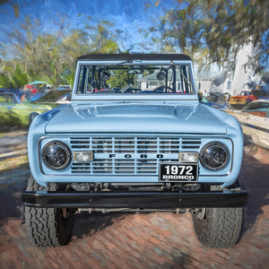 1972 Wind Blue Ford Bronco X1 7