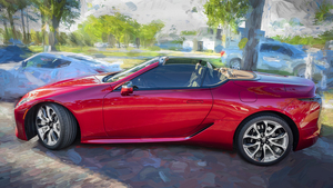 2023 Infrared Lexus LC500 Convertible X 5