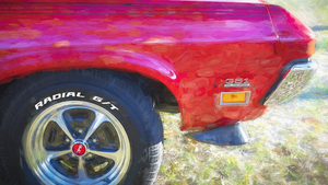 1970 Red Mercury Cougar 351 Eliminator X 9