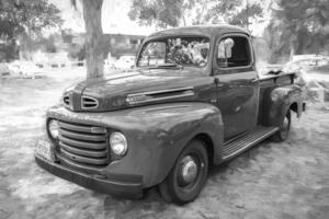 1949 Green Ford Pick Up Truck F1 X 8