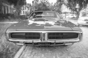 1972 Red Dodge Charger X 7