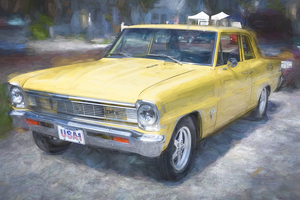 1966 Yellow Chevrolet Chevy 2 Nova X108