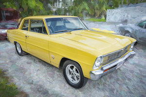 1966 Yellow Chevrolet Chevy 2 Nova X112