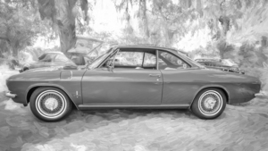 1965 Blue Chevrolet Corvair Monza X 8