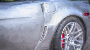 2007 Silver Chevrolet Corvette Z06 X 2