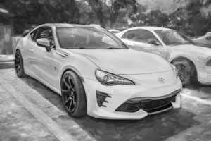 2017 White Toyota 86 Coupe X 5