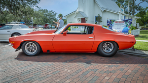 1971 Orange Camaro Dragster X 3