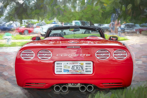 2000 Red Chevrolet Corvette C5 X 9