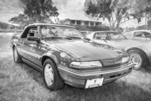 1993 Red Pontiac Sunbird SE Convertible X 7