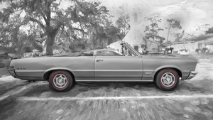 1965 Blue Pontiac Convertible GTO X 7