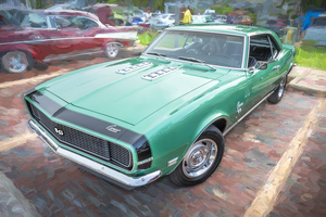 1968 Green Chevrolet Camaro RSSS X105