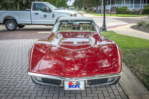 1970 Red C3 Corvette LT1 Convertible x2 1