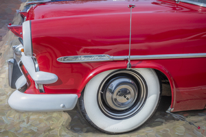 1953 Red Ford Customline Sedan X 11