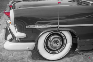 1953 Red Ford Customline Sedan X 1