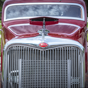 1934 Red Ford Hot Rod X 2