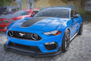 2021 Ford Mustang Mach 1 Grabber Blue X 10
