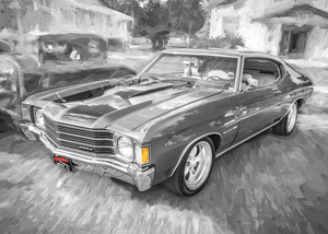 1972 Golden Brown Chevy Chevelle SS 350 X 13