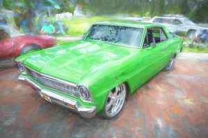 1966 Green Chevrolet Chevy 2 Nova X 12
