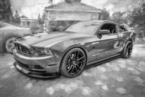 2013 Green Ford Mustang Boss 302 X 3