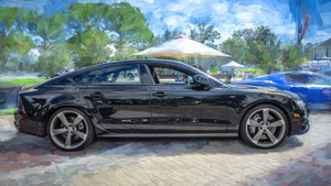 2018 Black Audi Quattro S7 Hatchback X 4