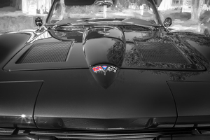 1963 Blue Chevy Corvette Convertible X 8