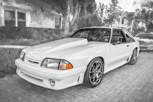 1990 White Ford GT 5 0 Mustang X 9