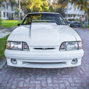 1990 White Ford GT 5 0 Mustang X 1
