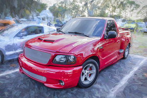 2004 Ford F 150 Red SVT Lightning Pick Up Truck X 4
