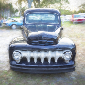 1951 Dark Blue Ford Pick Up Truck F100 X 6