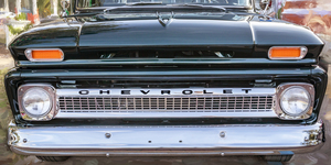 1966 Dark Green  Chevrolet Custom C10 Pick Up Truck X 5