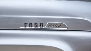 1957 Silver Ford F100 Pickup Truck X 2
