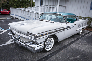 1958 White Oldsmobile 98 Coupe X 3