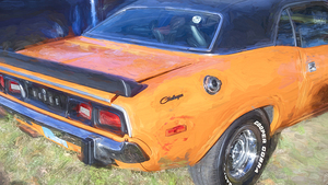 1973 Hemi Orange Dodge Challenger 340 X 5