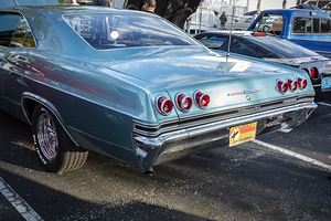 1965 Blue Chevrolet Impala Convertible SS X 3