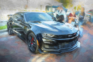 2019 Black Chevrolet Camaro LT1 SS X 4