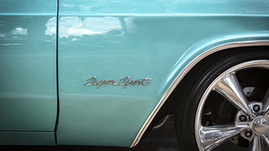 1965 Blue Chevrolet Impala SS Convertible X4 10